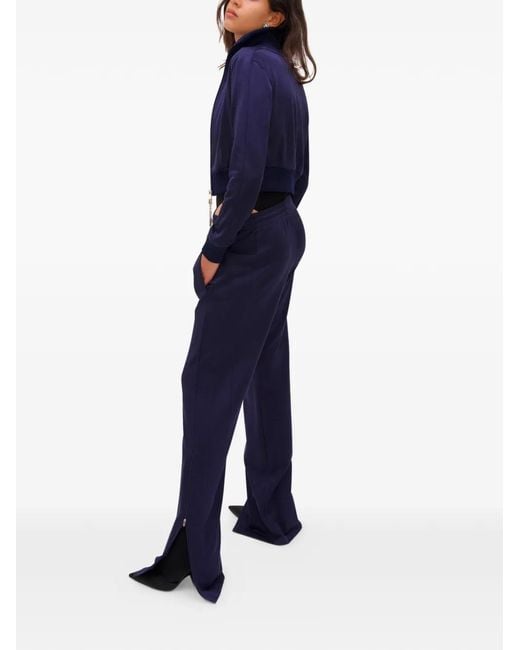 Area Blue Cropped Track Jacket