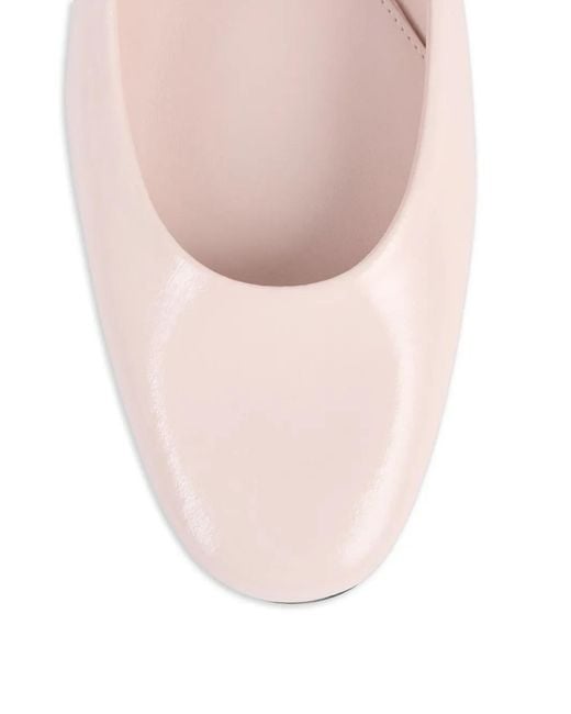 Totême  Pink Slingback Naplack Mary Janes
