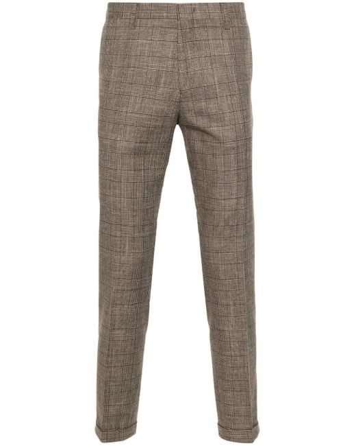 Pantalon droit à carreaux Paul Smith pour homme en coloris Gray