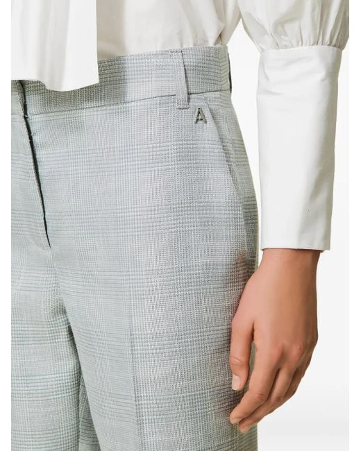 Twinset Straight-leg Trousers Gray