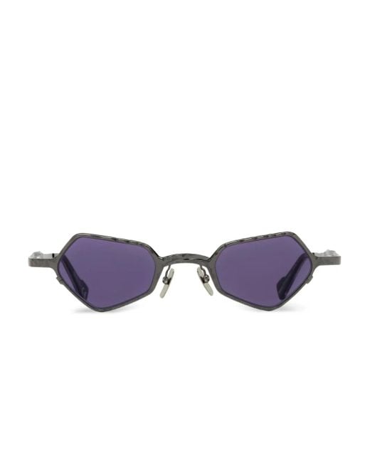 Kuboraum Purple Z25 Geometric-Frame Sunglasses