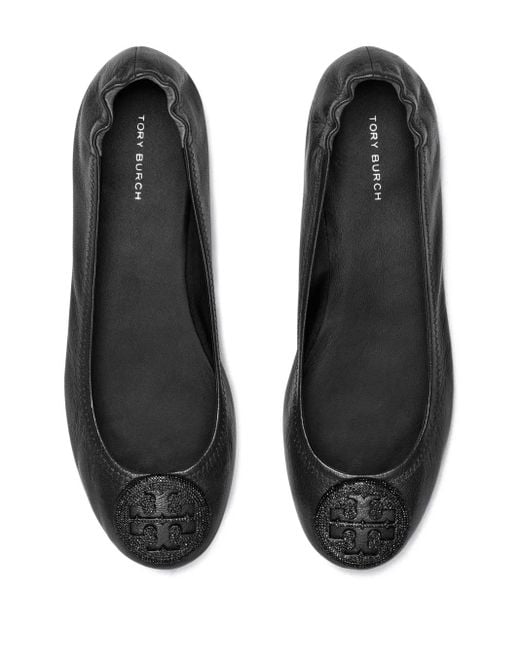 Tory Burch Black Elegant Ballet Flats For