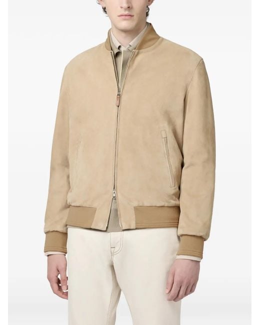 Tod's Natural Brera Pashmy Bomber Jacket for men