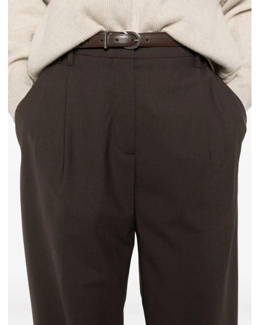 Brunello Cucinelli Gray Slouchy Pants