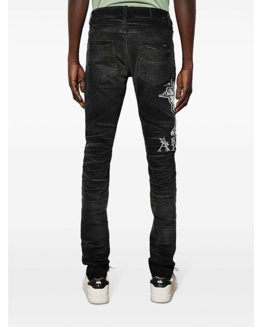 Amiri Angel Slim-Fit-Jeans in Black für Herren