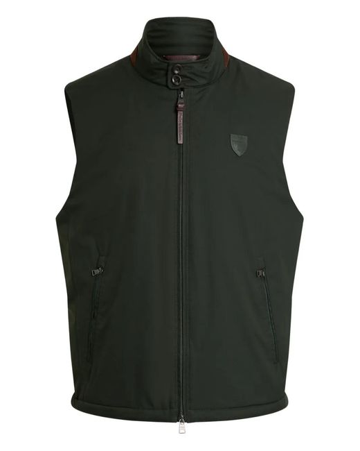 Polo Ralph Lauren Green Logo-Patch Gilet for men
