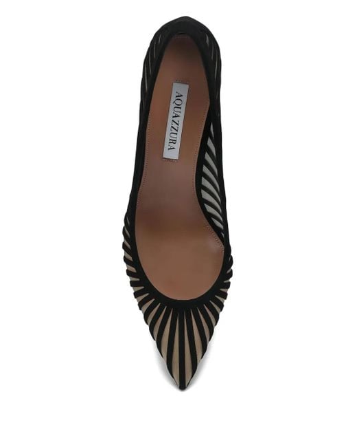 Aquazzura メッシュ パンプス 65mm Black