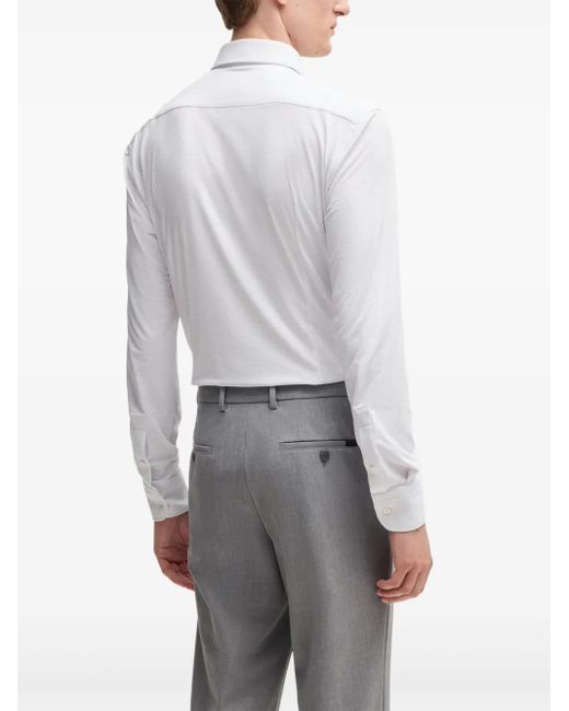 Boss Langärmeliges Hemd in White für Herren