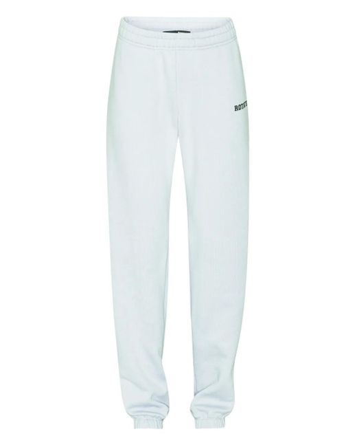 ROTATE BIRGER CHRISTENSEN White Jogginghose mit elastischem Bund