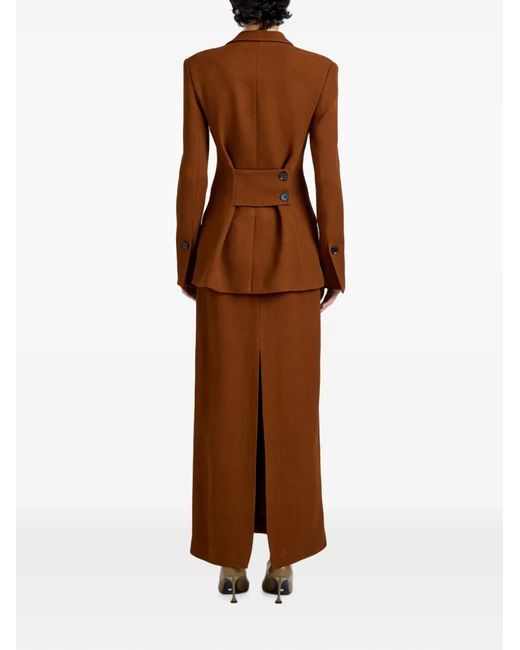 Proenza Schouler Brown Vioni Jacket
