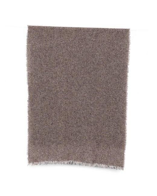 Faliero Sarti Brown Alberto Frayed Scarf