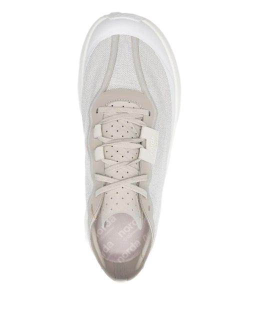 Norda White 005 Lace-Up Sneakers for men