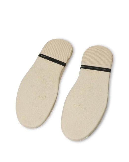 Osklen White Soho Tela Mules