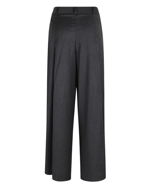 Ermanno Scervino Gray Pleated Trousers