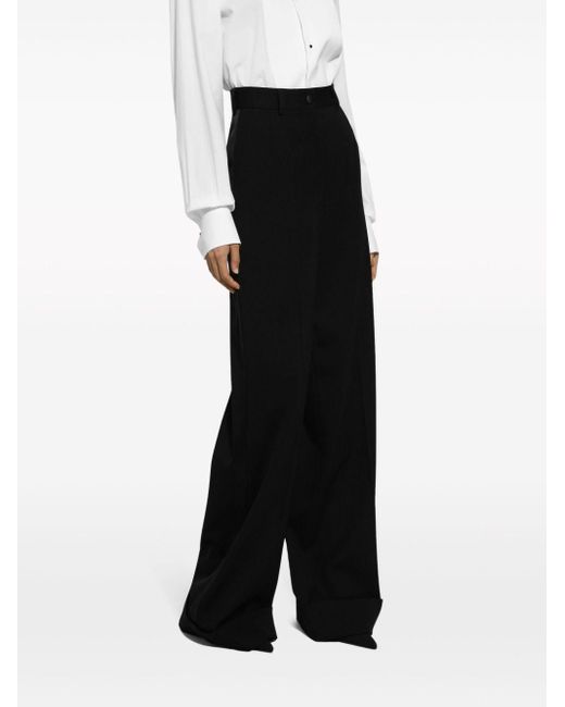 Pantalones anchos Dolce & Gabbana de color Black