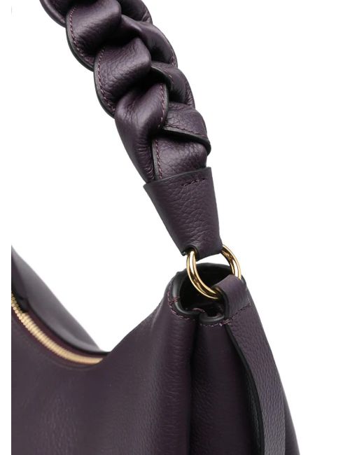 Coccinelle Boheme レザー ショルダーバッグ M Gray