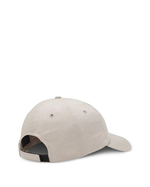 Boss White Derrel Square Patch Cap for men