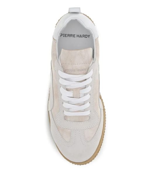 Pierre Hardy White Start Sneakers mit Einsätzen