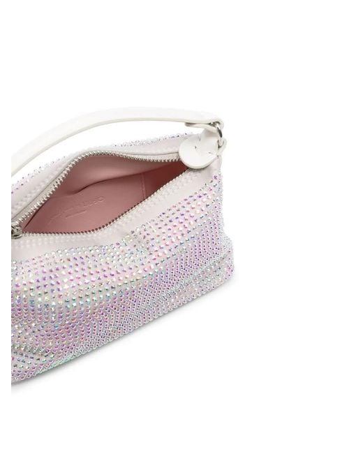 Liu Jo White Zipped Top-Handle Tote Bag