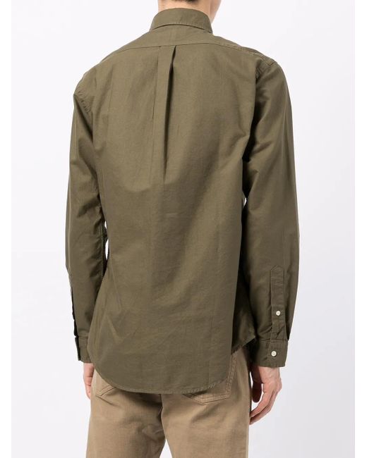 Polo Ralph Lauren Green Classic Button-Up Shirt for men