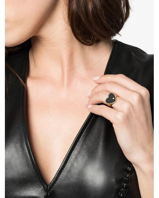 Yvonne Léon Black 9Kt Diamond Ring