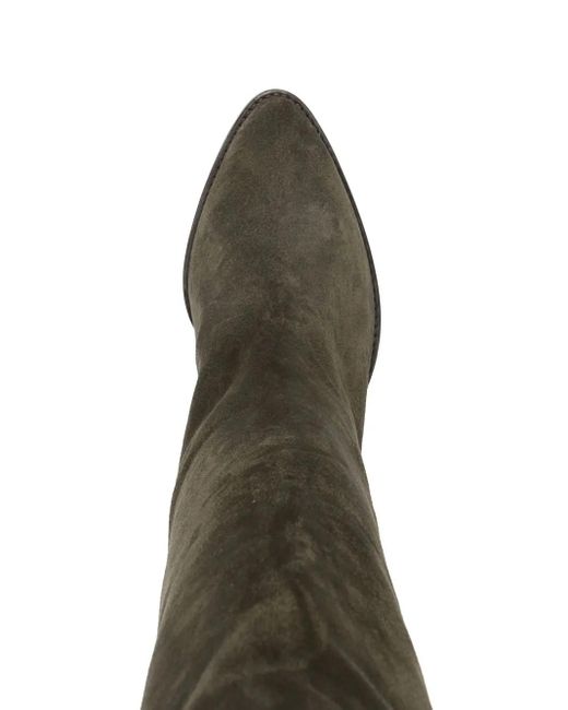Isabel Marant Green Rouxy Suede Knee-high Boots
