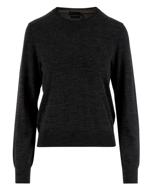Polo Ralph Lauren Black Pullover mit rundem Ausschnitt