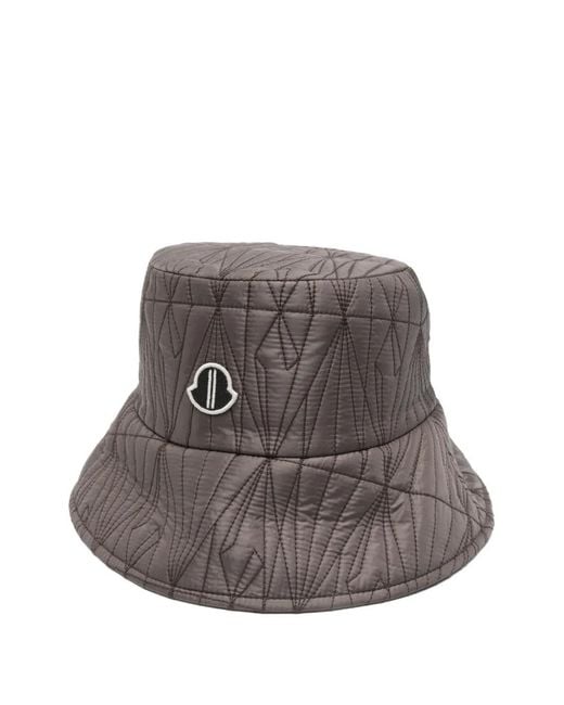 Moncler レディース ブラウン キルティング バケットハットの通販はau