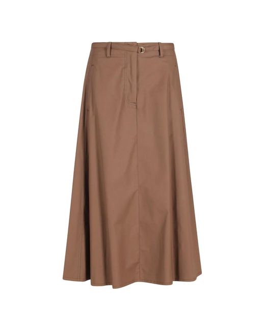 Seventy Rok Met Ceintuur in het Brown