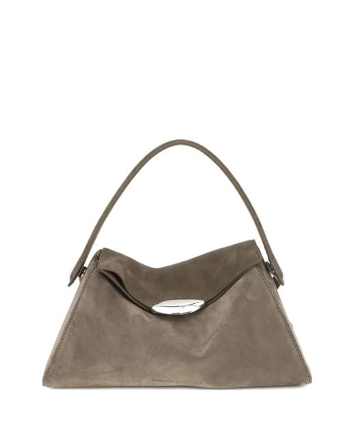 Benedetta Bruzziches Metallic Flap Closure Shoulder Bag