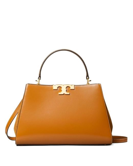 Tory Burch Brown Eleanor Leather Tote Bag