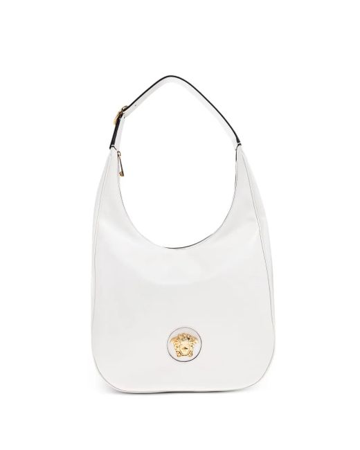 Versace White La Medusa Shopper