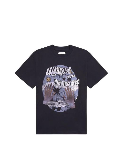 Honor The Gift Blue Gift He's Given T-Shirt for men