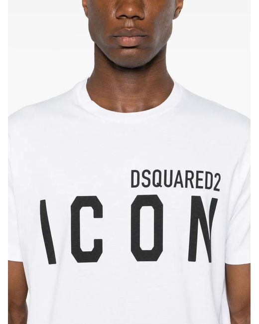 DSquared² White Icon T-Shirt for men
