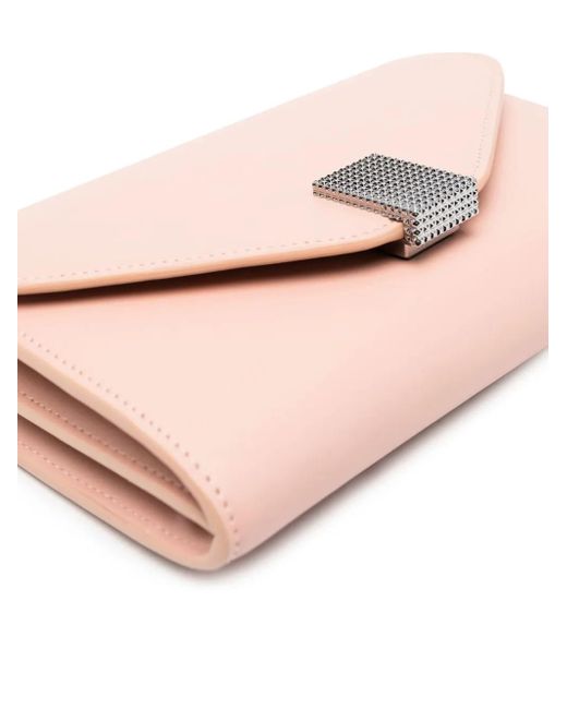 Borsa A Tracolla Con Finiture Lucide di Lanvin in Pink