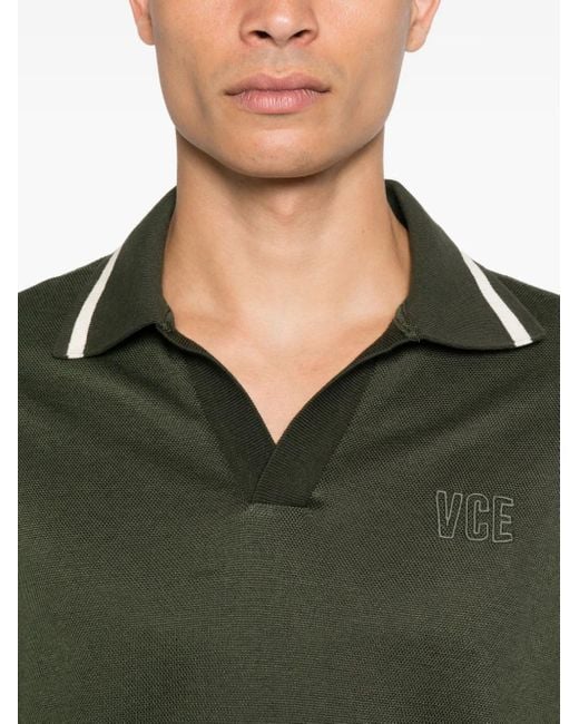 Polo À Finitions Rayées Golden Goose Deluxe Brand pour homme en coloris Green