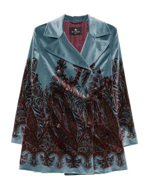Etro フローラル ジャケット Gray