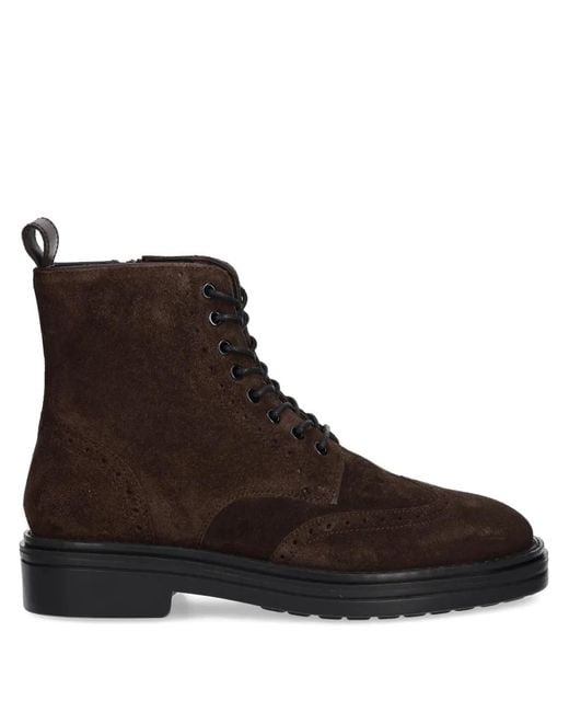 Gant Brown Lace-Up Wingtip Boots for men
