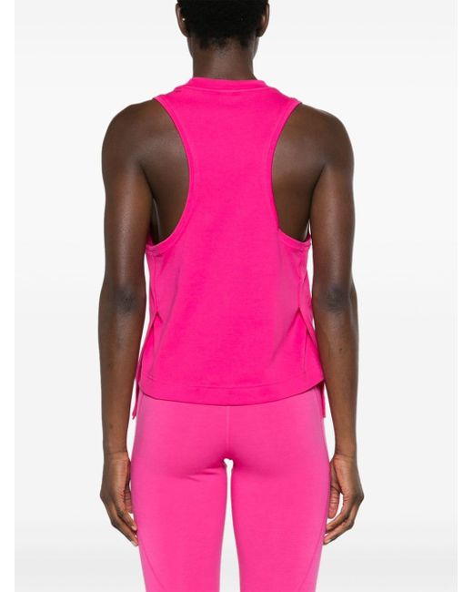 Adidas By Stella McCartney Top Met Logoprint in het Pink