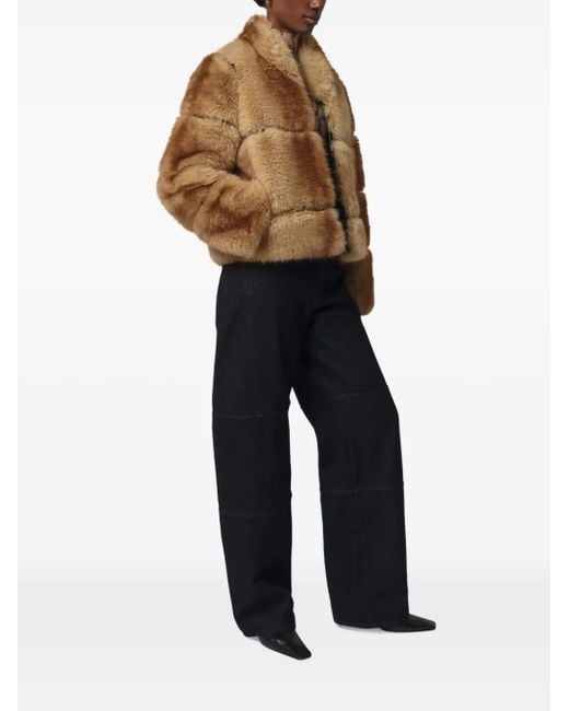 Apparis Brown Sai Panelled Jacket