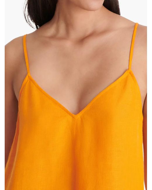 Eres Orange Robe Snob À Coupe Longue