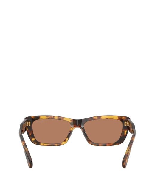 Miu Miu Pink Tortoiseshell-Effect Sunglasses