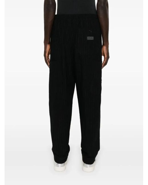 Pantalon Fuselé À Fines Rayures KENZO pour homme en coloris Black