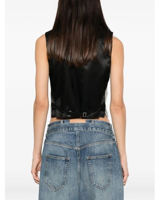 Alexander Wang Gray Tailored Vest With Wraparound Zipper