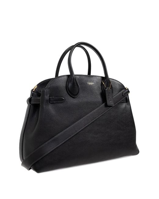 COACH Black Empire Tote Bag Mit Henkel