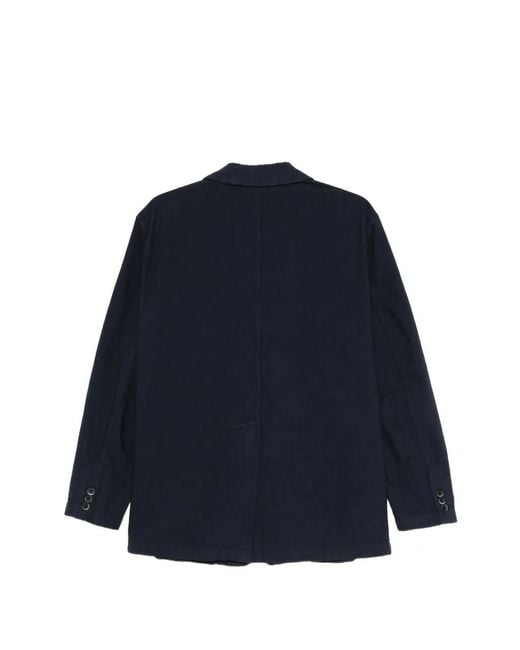 Barena Blue Velona Patch-Pocket Jacket for men