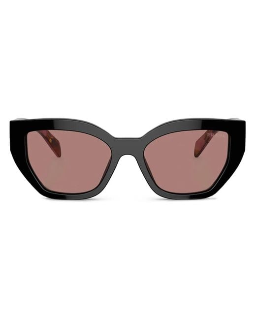 Prada Brown Cat-Eye Frame Sunglasses
