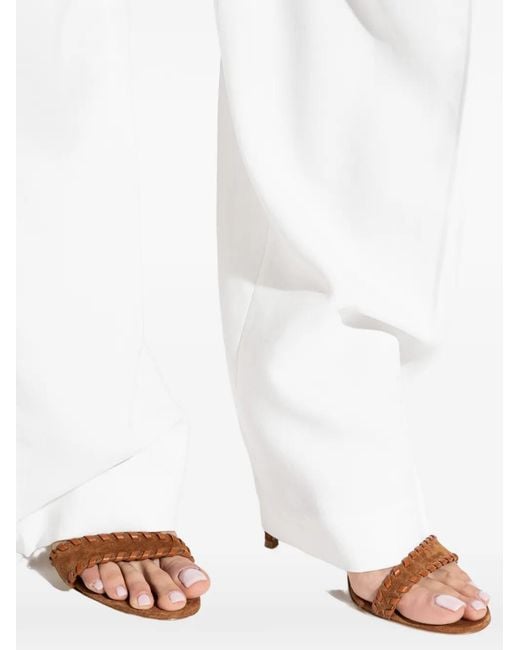 Gianvito Rossi Brown Shoes Lamb+Suede