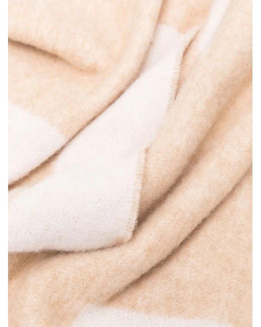 A.P.C. Pink Malo Logo Scarf
