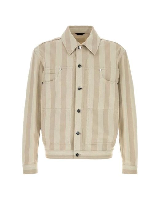 Fendi Denim Jack in het White voor heren